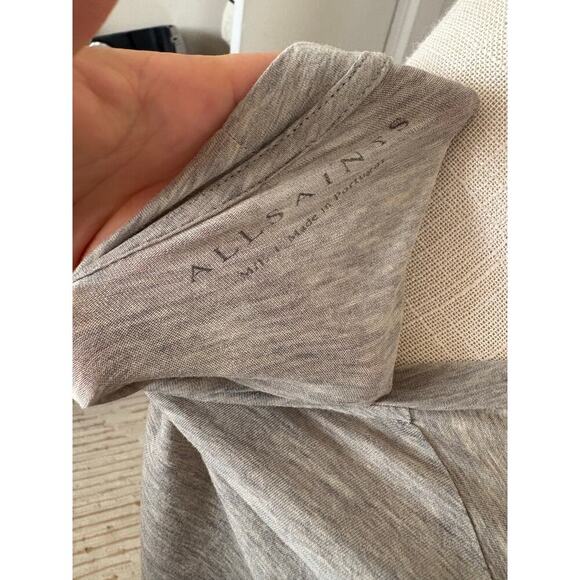 All Saints Grey Watch the Skies Cora Graphic T-Shirt Size M - Picture 6 of 7